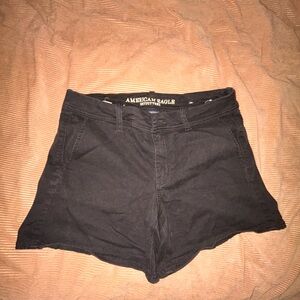 A&E Black Khaki Shorts